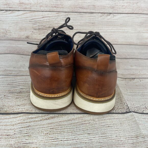 Cole Haan Osborn Plain Toe Derby Mens Sz 11.5M Dress Shoes Brown Leather - Picture 5 of 8